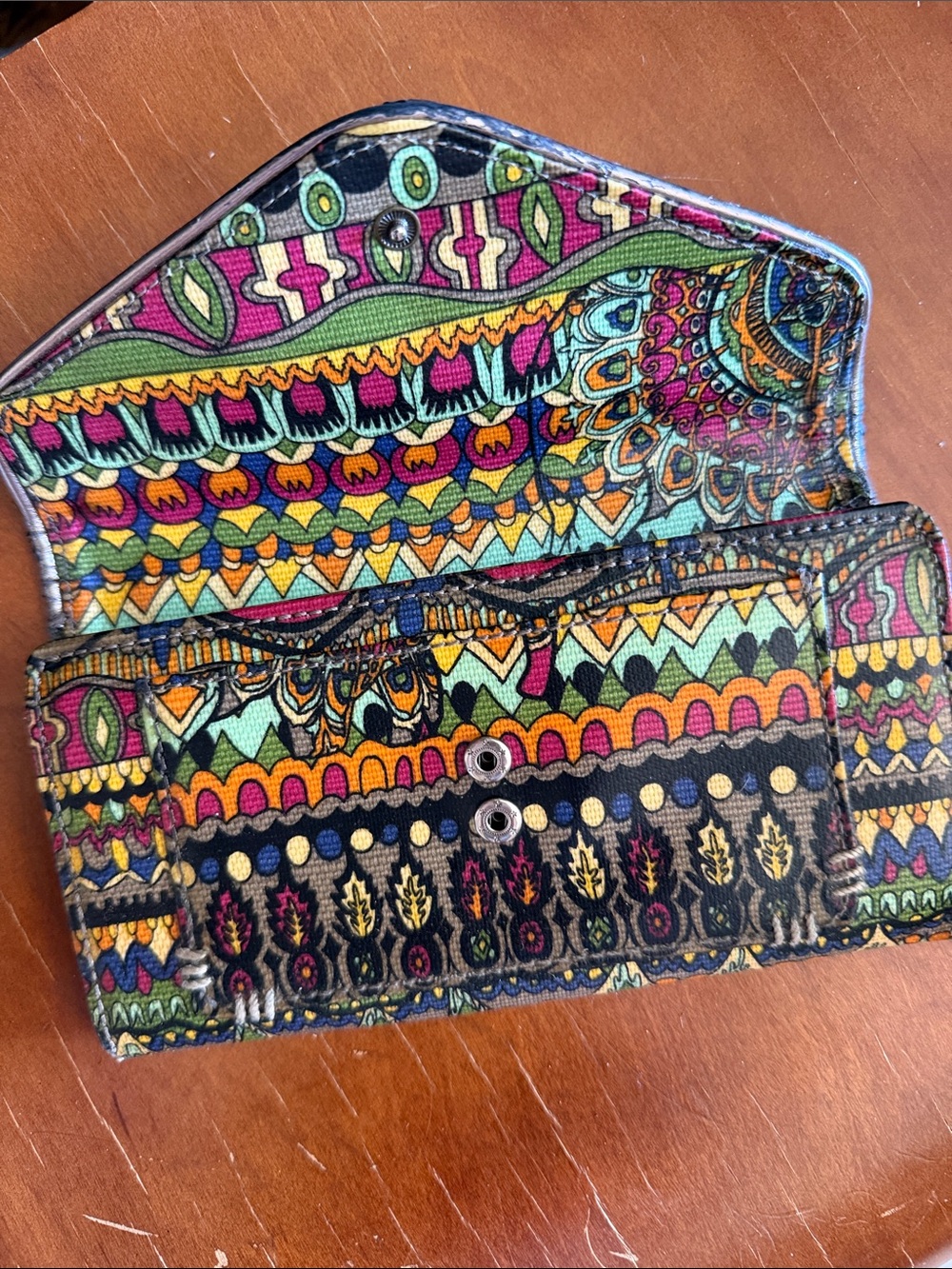 Sacroots Patterned Envelope Wallet - Picture 2 of 11